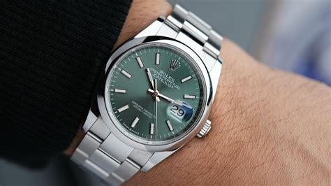 rolex datejust 36mm green dial|Rolex Datejust 36 stainless steel.